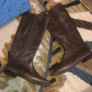 tory burch tall brown boots